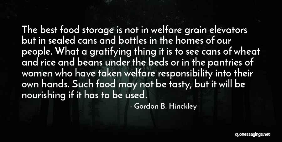 Nourishing Food Quotes By Gordon B. Hinckley Nourishing Food Quotes By Gordon B. Hinckley