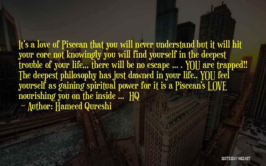 Nourishing Life Quotes By Hameed Qureshi