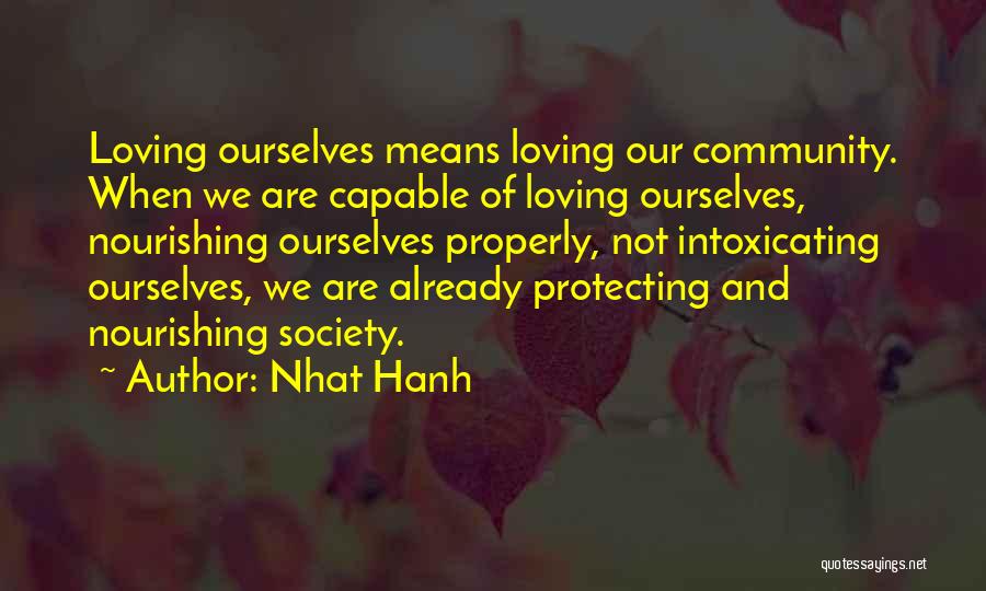 Nourishing Quotes By Nhat Hanh