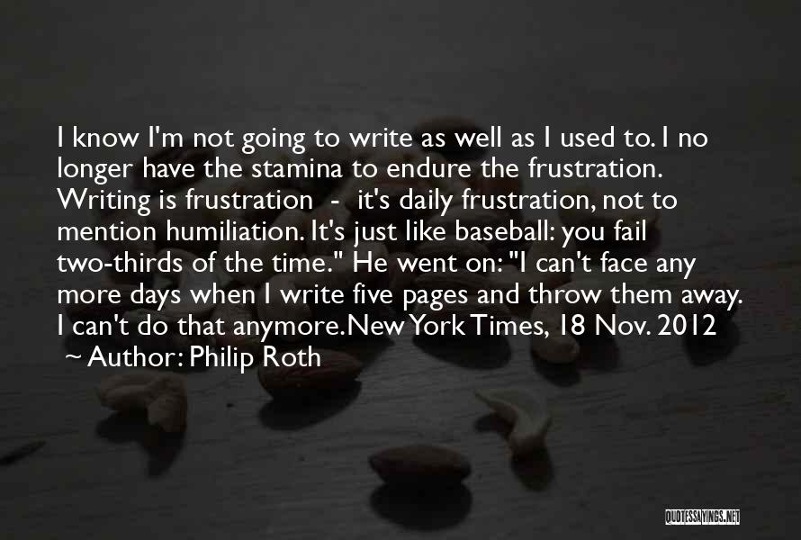 Nov 4 Quotes By Philip Roth