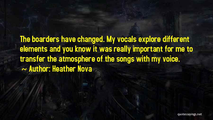 Nova Quotes By Heather Nova