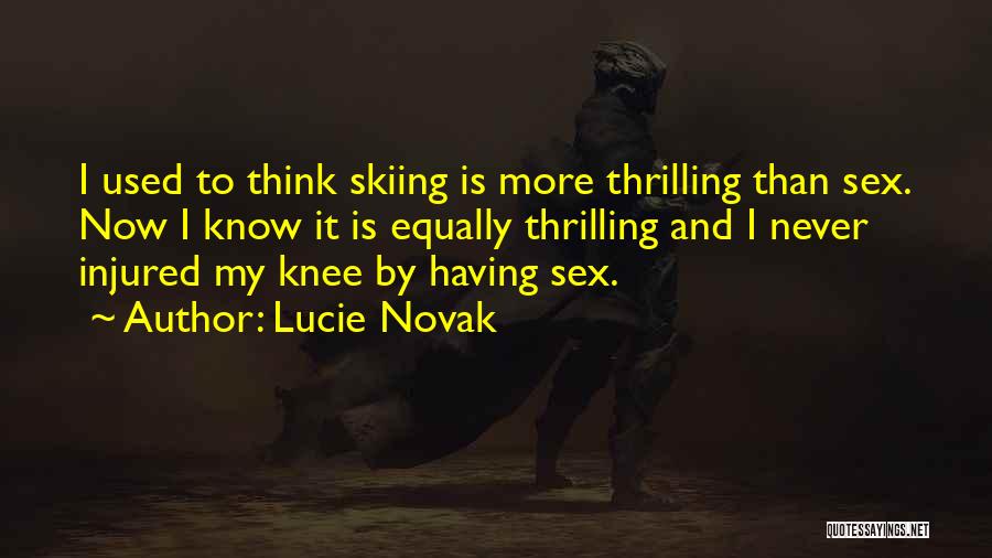 Novak Quotes By Lucie Novak