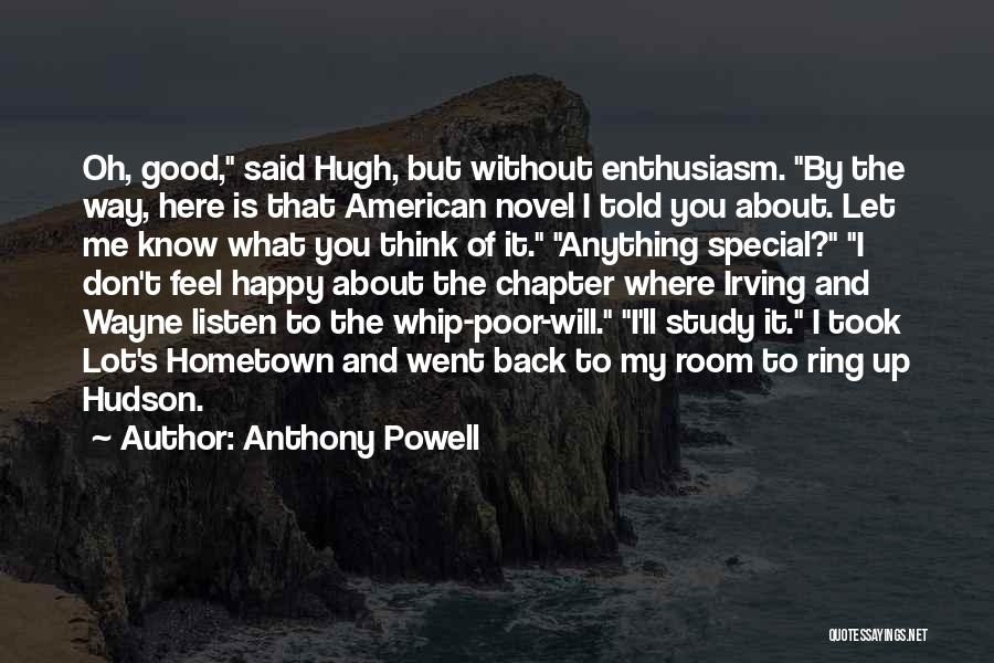 Novel Room Quotes By Anthony Powell