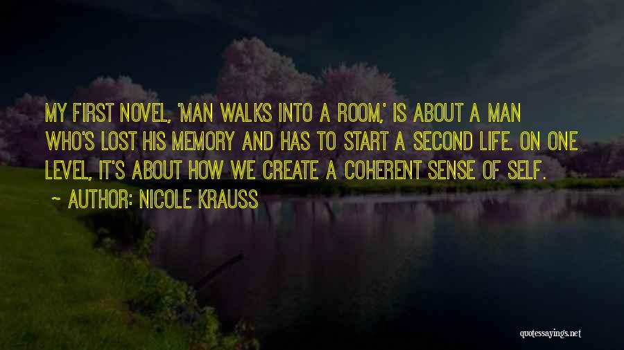 Novel Room Quotes By Nicole Krauss