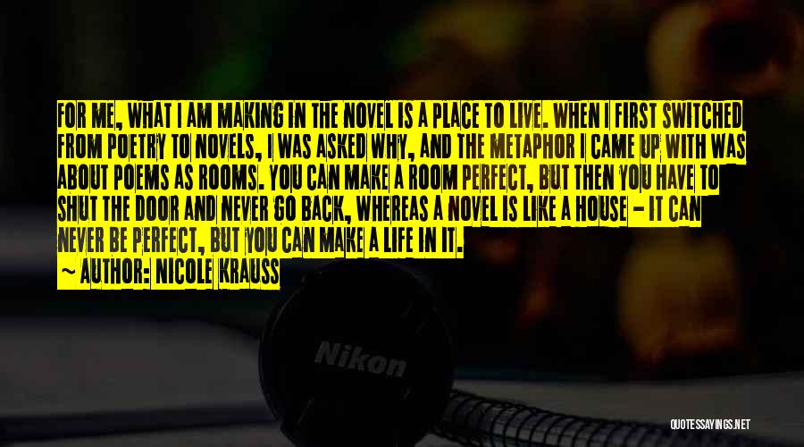 Novel Room Quotes By Nicole Krauss