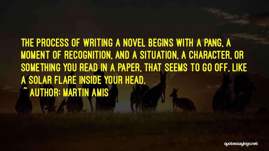 Novel Writing Quotes By Martin Amis