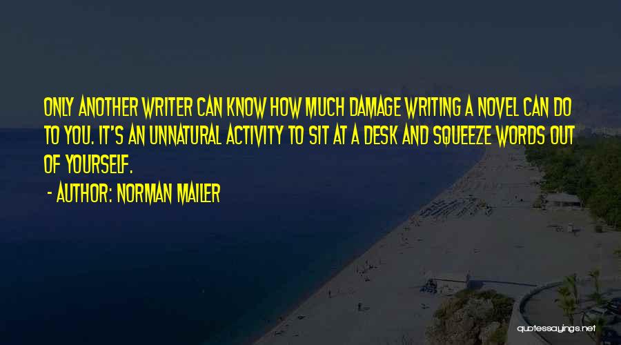 Novel Writing Quotes By Norman Mailer