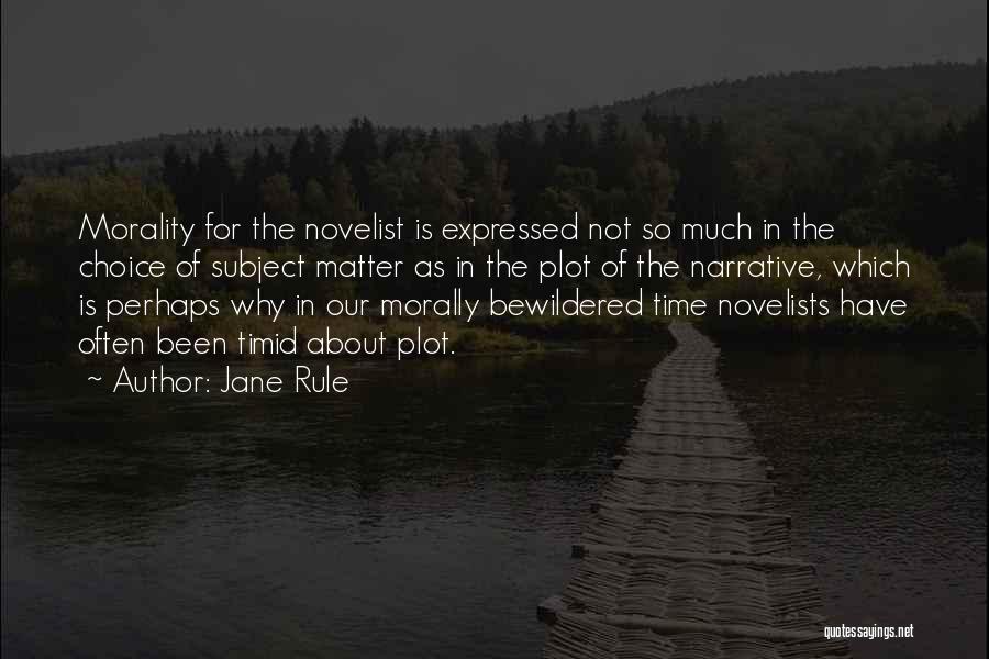 Novelist Quotes By Jane Rule