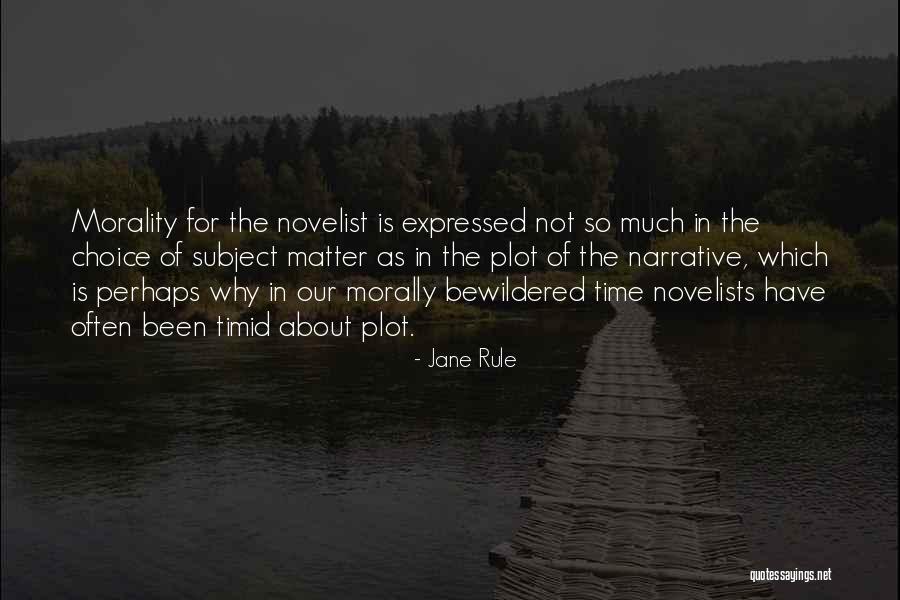 Novelist Quotes By Jane Rule