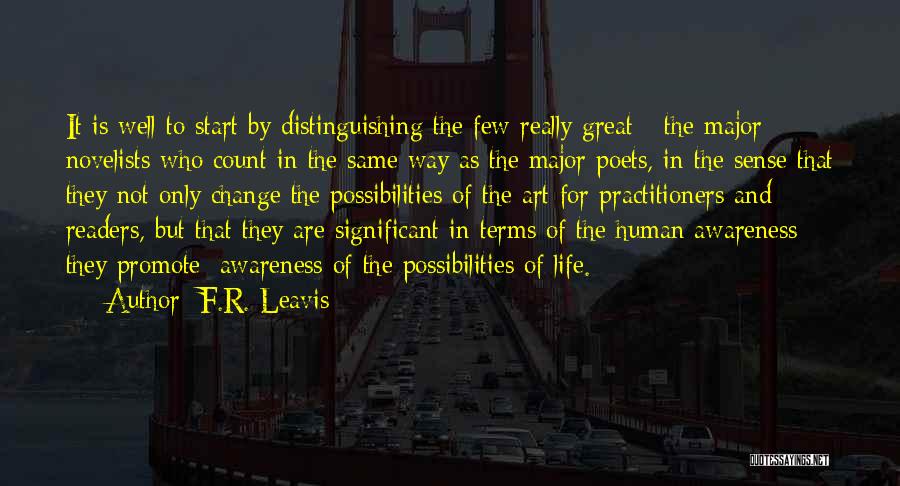 Novelists Quotes By F.R. Leavis