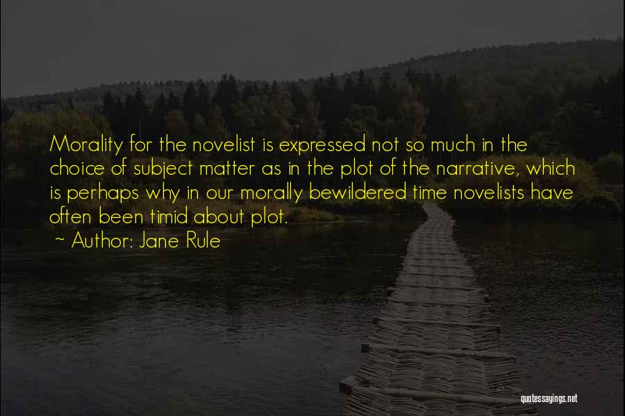 Novelists Quotes By Jane Rule