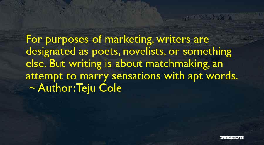 Novelists Quotes By Teju Cole