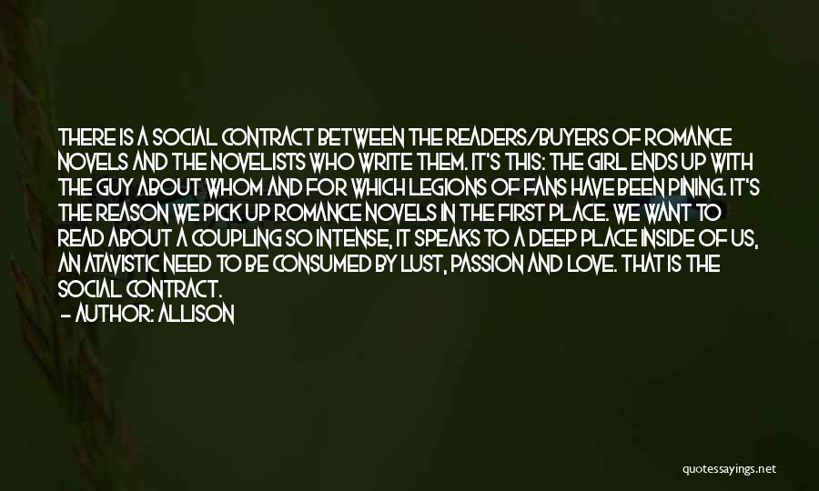Novels The Girl Quotes By Allison