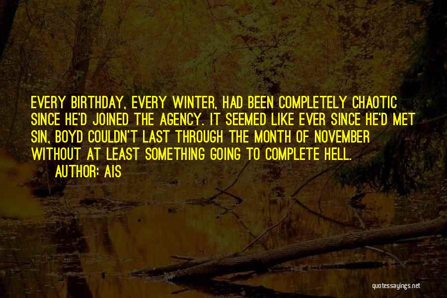 November Month Quotes By Ais