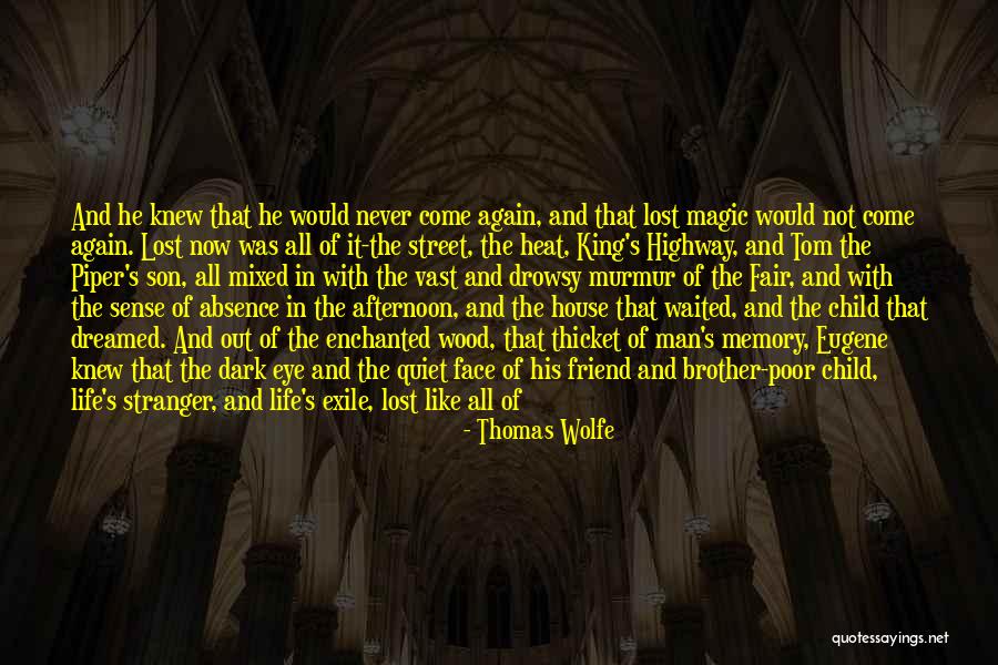 Now He's Gone Quotes By Thomas Wolfe Now He's Gone Quotes By Thomas Wolfe
