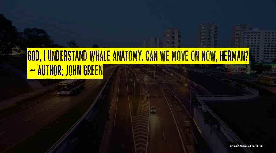 Now I Can Move On Quotes By John Green