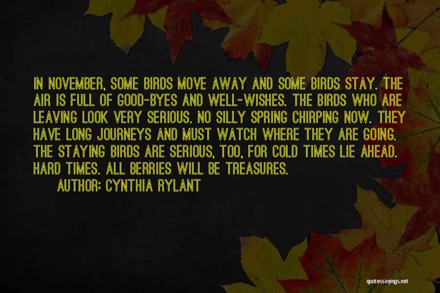 Now In November Quotes By Cynthia Rylant