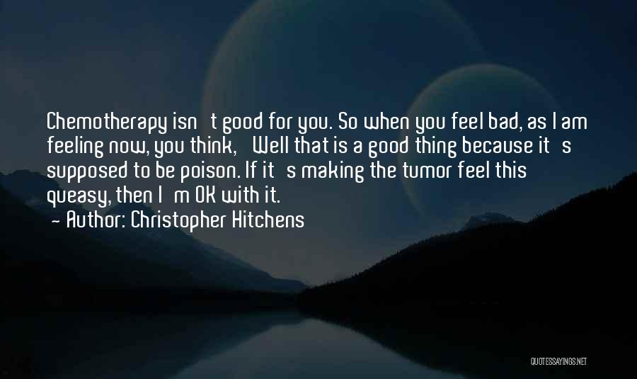 Now It's Good Quotes By Christopher Hitchens