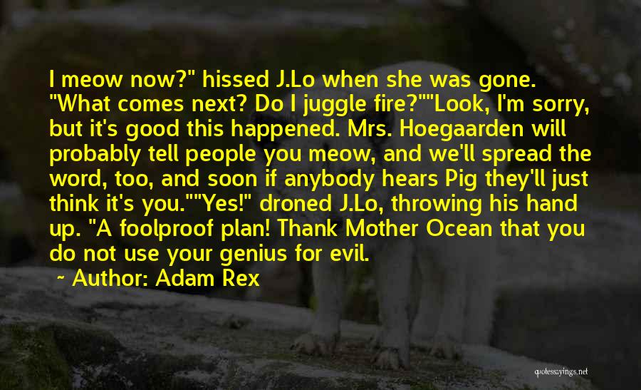 Now She's Gone Quotes By Adam Rex