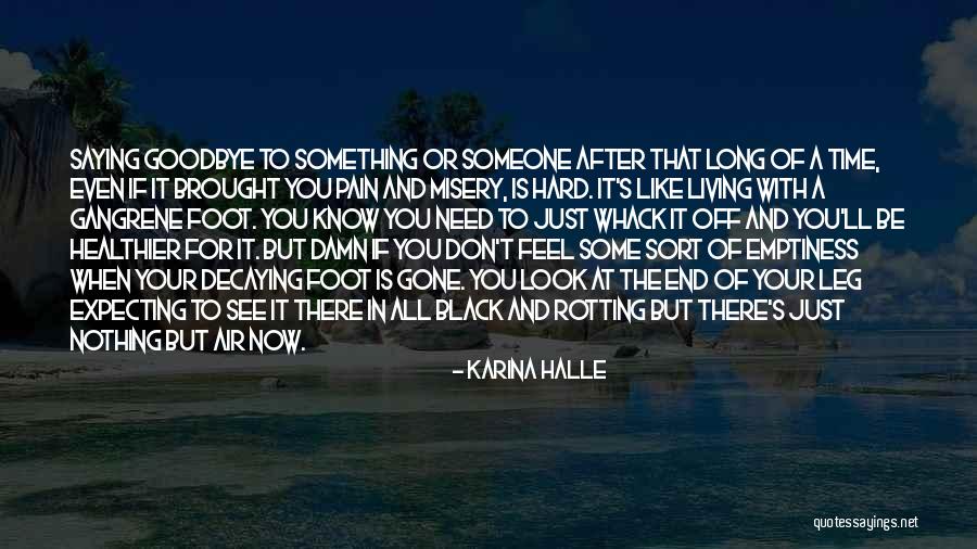 Now That Your Gone Quotes By Karina Halle