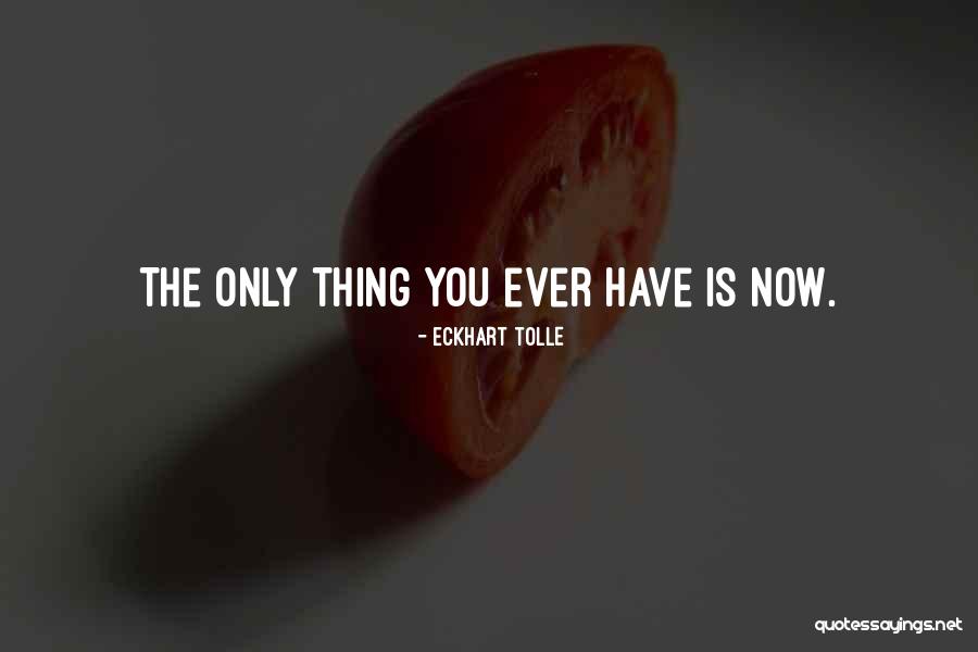 Now The Quotes By Eckhart Tolle
