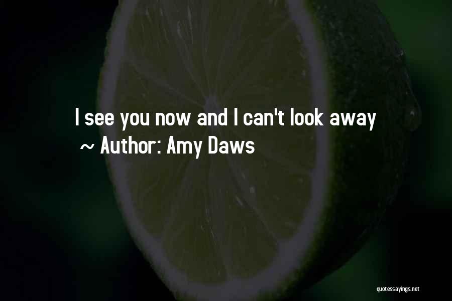 Now You Can See Quotes By Amy Daws
