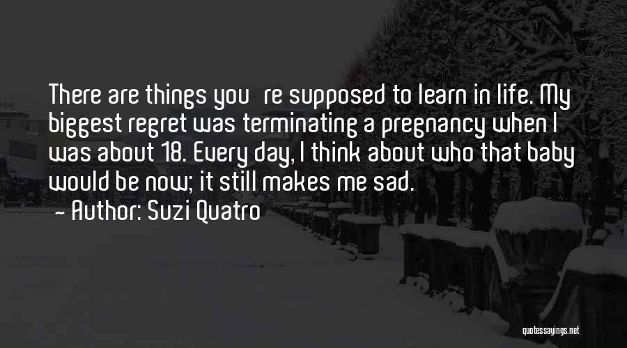 Now You Regret Quotes By Suzi Quatro