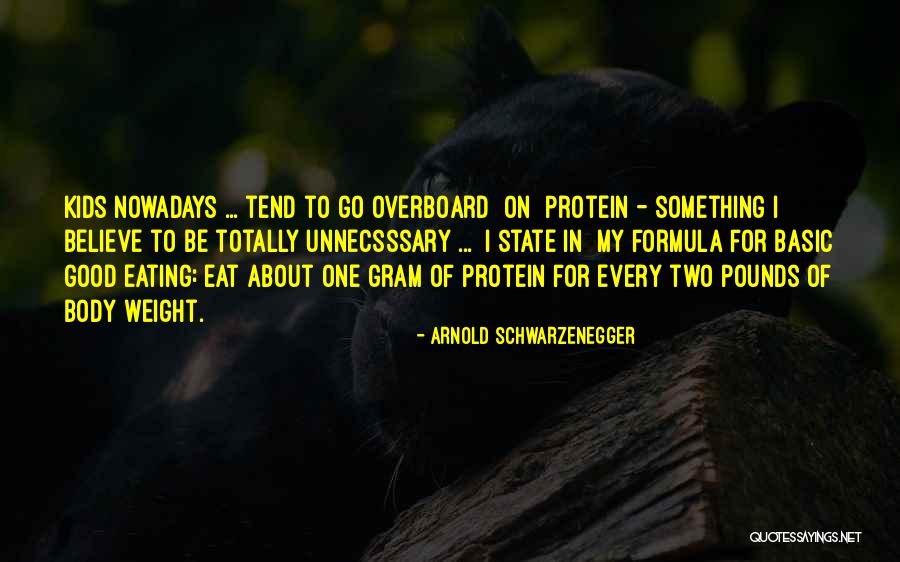 Nowadays Quotes By Arnold Schwarzenegger