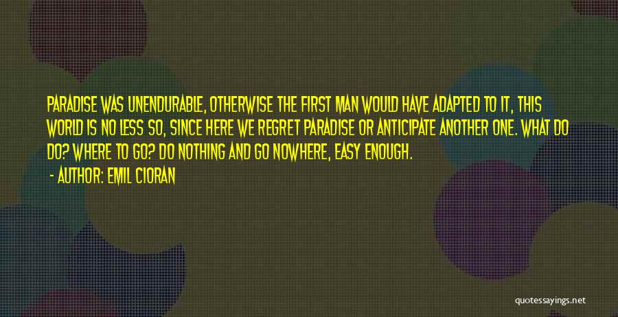 Nowhere Man Quotes By Emil Cioran