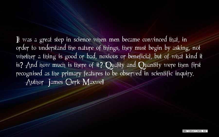 Noxious Quotes By James Clerk Maxwell