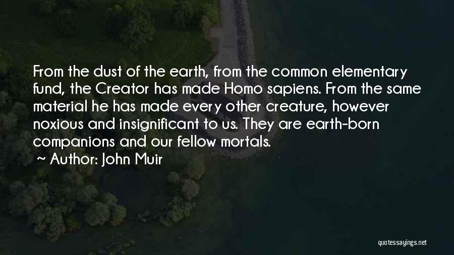 Noxious Quotes By John Muir