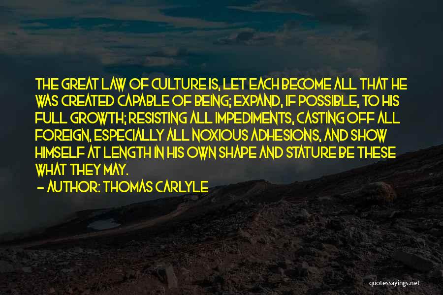 Noxious Quotes By Thomas Carlyle