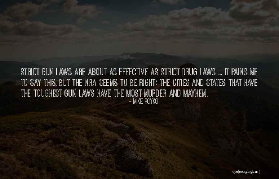 Nra Quotes By Mike Royko