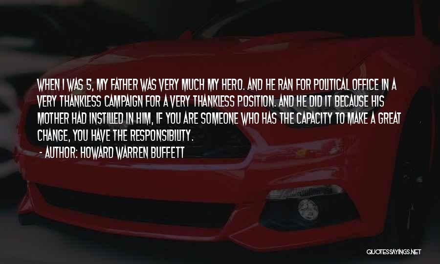 Nttnth Quotes By Howard Warren Buffett