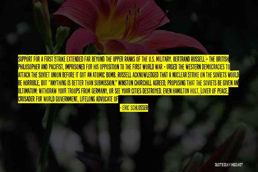 Nuclear Bombs Quotes By Eric Schlosser Nuclear Bombs Quotes By Eric Schlosser