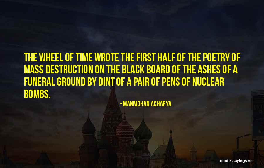Nuclear Bombs Quotes By Manmohan Acharya Nuclear Bombs Quotes By Manmohan Acharya