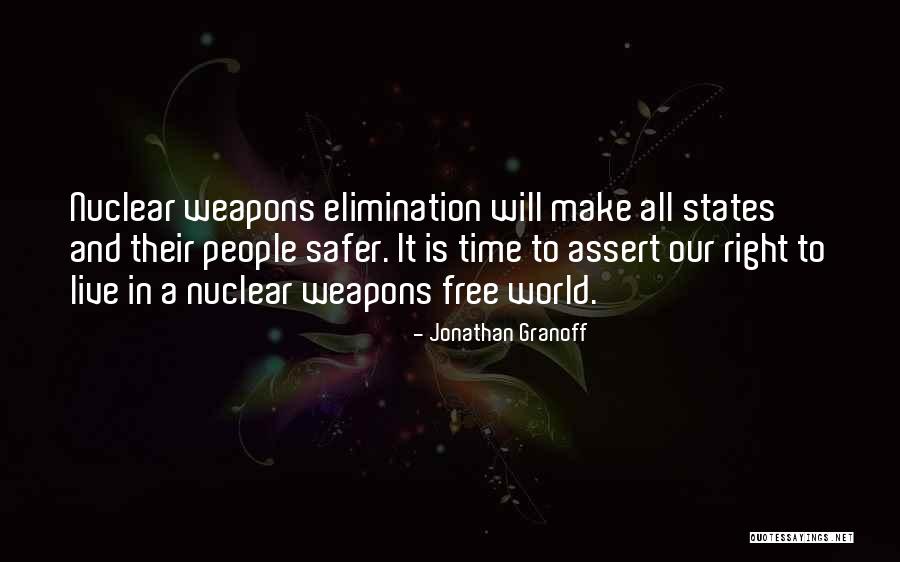 Nuclear Free World Quotes By Jonathan Granoff Nuclear Free World Quotes By Jonathan Granoff