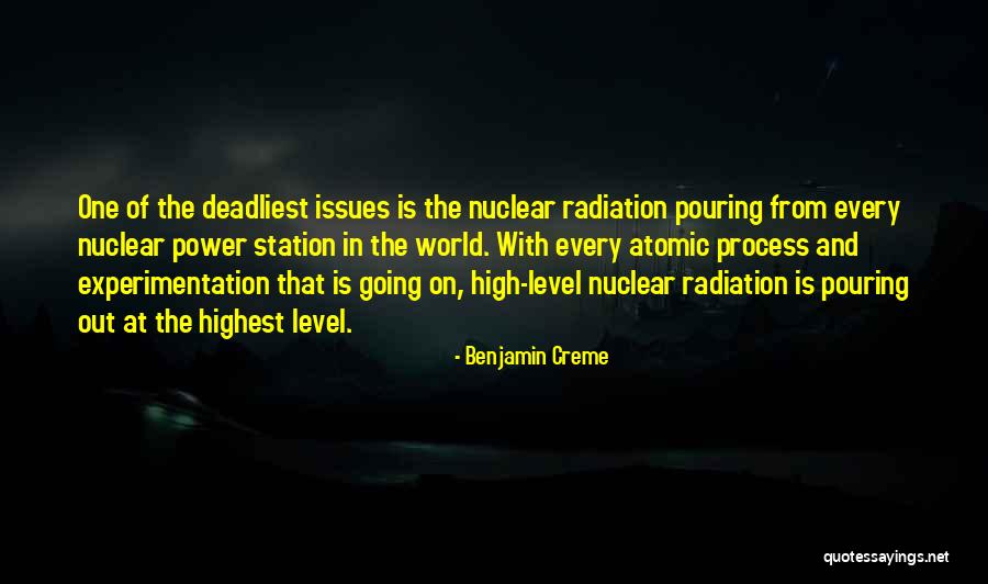 Nuclear Power Quotes By Benjamin Creme Nuclear Power Quotes By Benjamin Creme