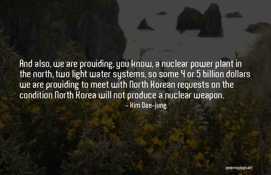 Nuclear Power Quotes By Kim Dae-jung Nuclear Power Quotes By Kim Dae-jung
