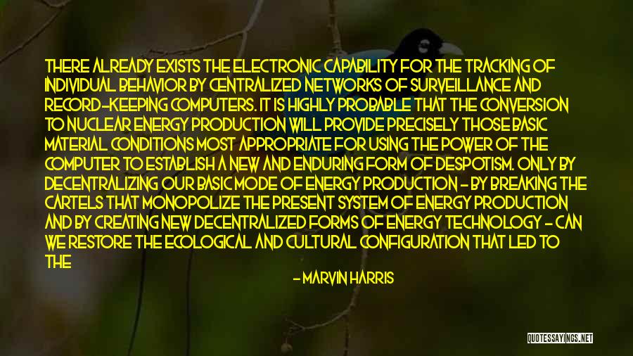 Nuclear Power Quotes By Marvin Harris Nuclear Power Quotes By Marvin Harris