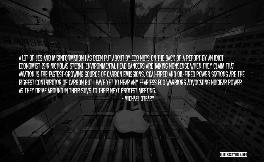Nuclear Power Quotes By Michael O'Leary Nuclear Power Quotes By Michael O'Leary