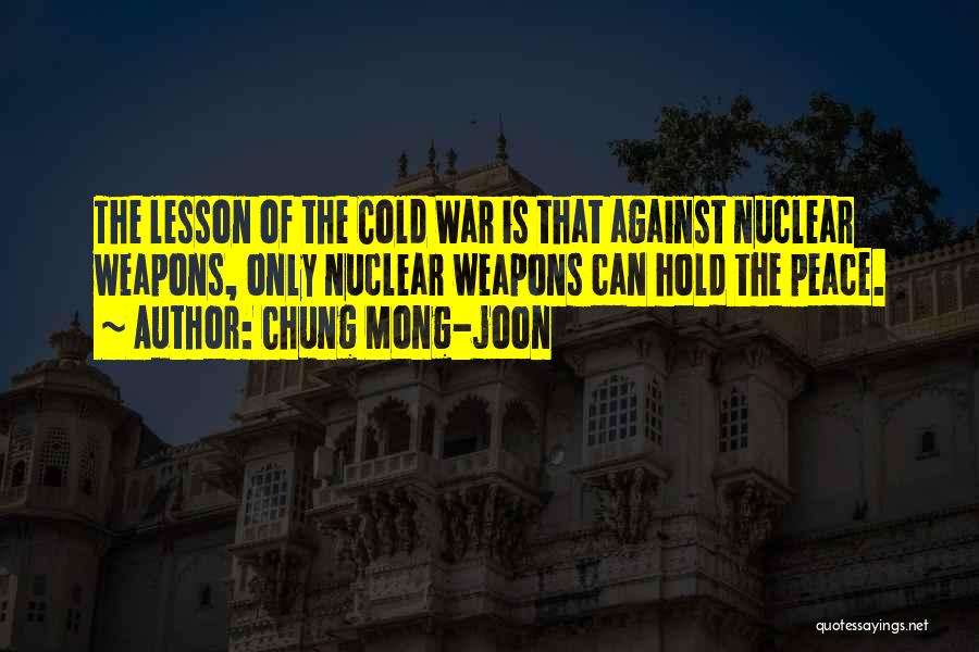 Nuclear War Quotes By Chung Mong-joon