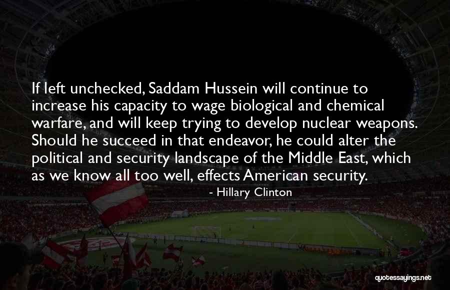 Nuclear Warfare Quotes By Hillary Clinton Nuclear Warfare Quotes By Hillary Clinton