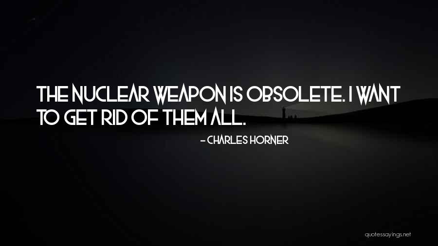 Nuclear Weapon Quotes By Charles Horner