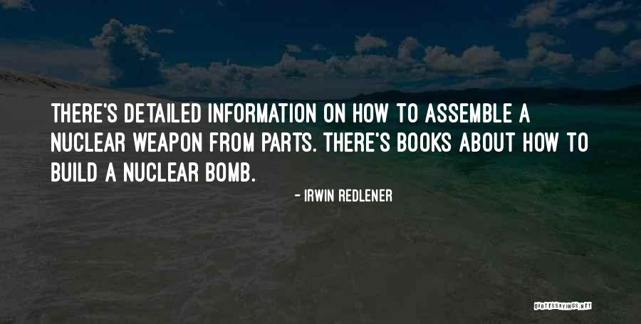 Nuclear Weapon Quotes By Irwin Redlener