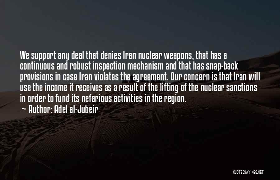 Nuclear Weapons Quotes By Adel Al-Jubeir