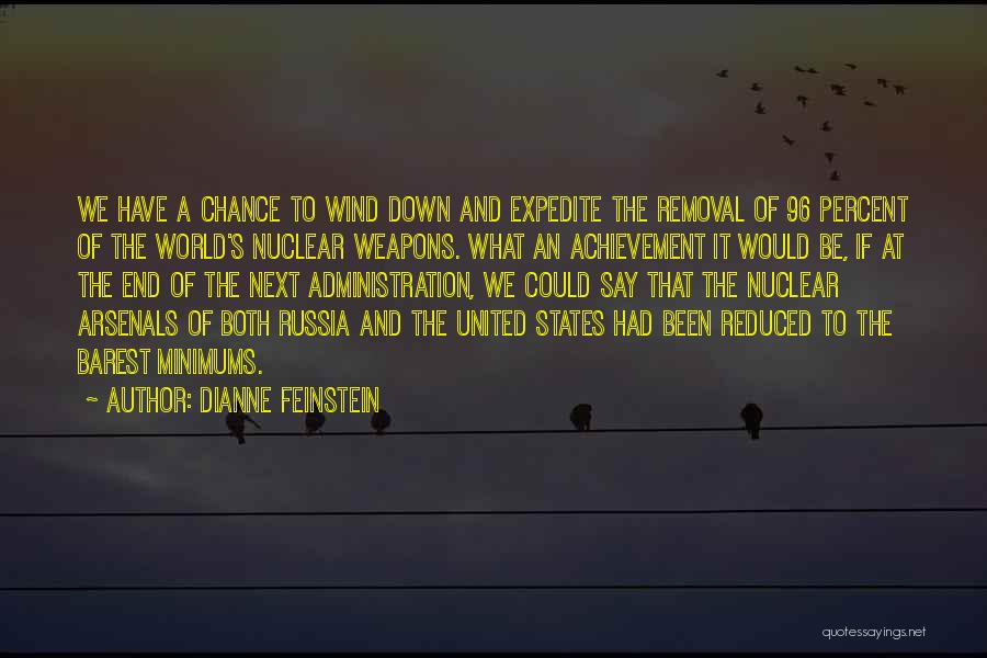 Nuclear Weapons Quotes By Dianne Feinstein