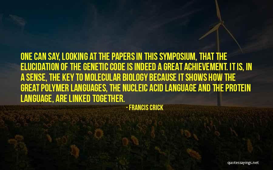 Nucleic Quotes By Francis Crick Nucleic Quotes By Francis Crick