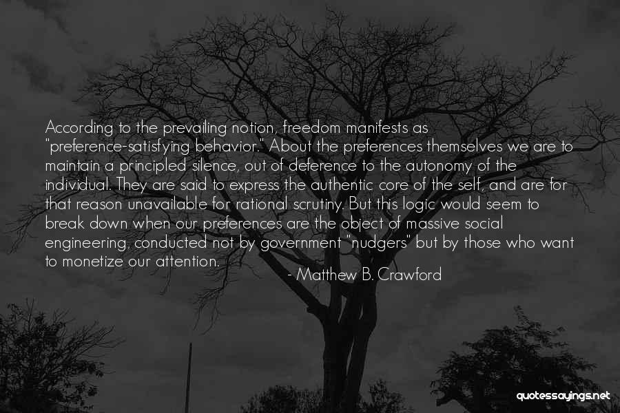 Nudgers Quotes By Matthew B. Crawford Nudgers Quotes By Matthew B. Crawford
