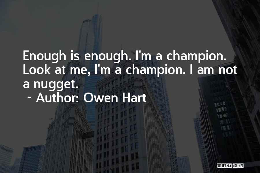 Nugget Quotes By Owen Hart